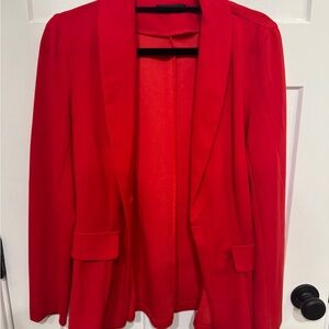 Red Women's Blazer
